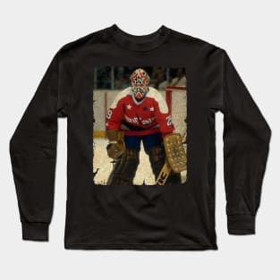 Mike Palmateer - Washington Capitals, 1982 Long Sleeve T-Shirt